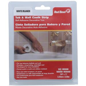 Red Devil Caulk Strip White 7/8inch x 11ft Red Devil Caulk Strip White 7/8inch x 11ft